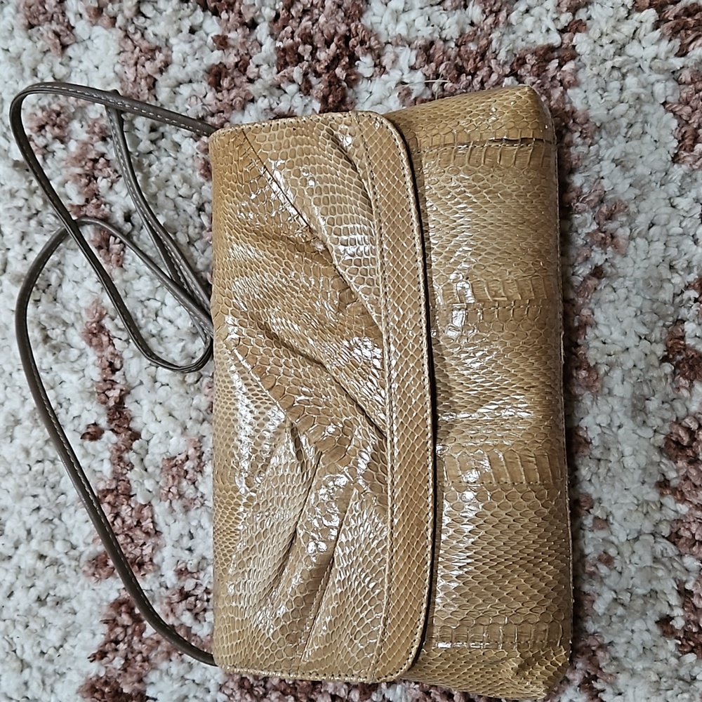 Brand new ladies' genuine snake skin evening bag